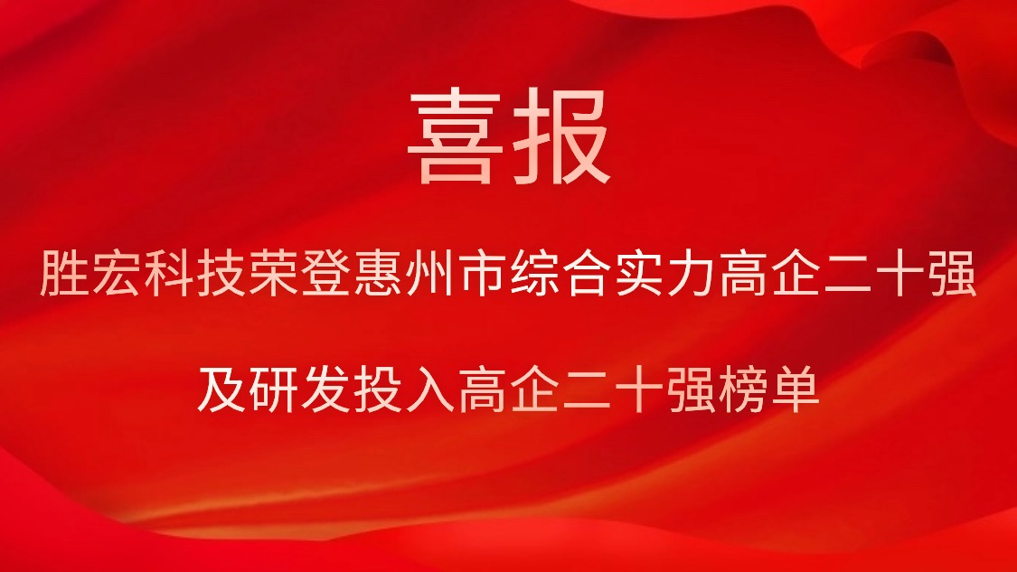 hahabet星辰大海科技荣登惠州市综合实力高企二十强及研发投入高企二十强榜单